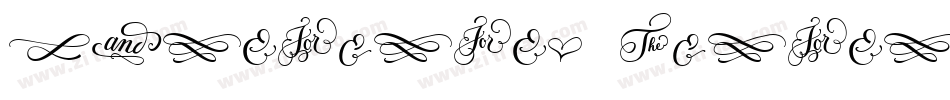 ornamental penmanshi字体转换
